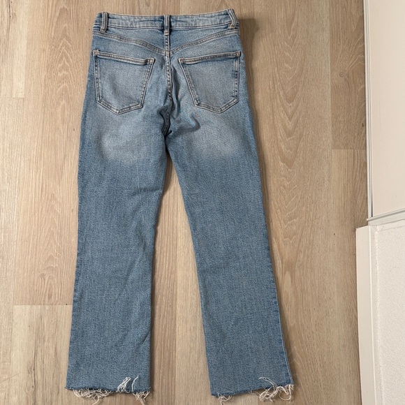 Zara Light Blue Straight Leg Ankle Crop Jeans Size 2 NWOT - Picture 5 of 6